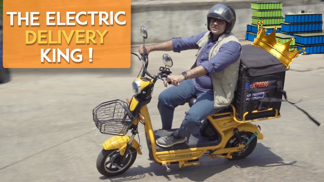 DEXPRESS : Electric Scooter Deliveries |  They make their own batteries!