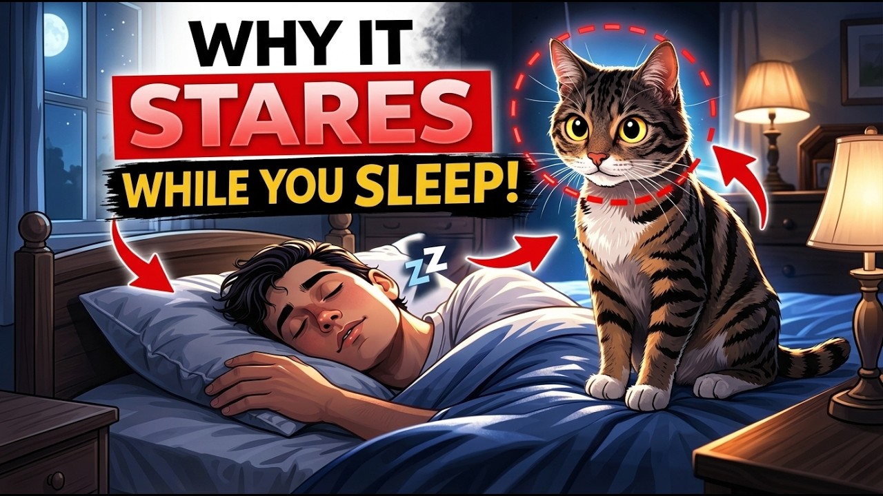 Why Does My Cat Stare at Me While I Sleep? (It’s Not What You Think)