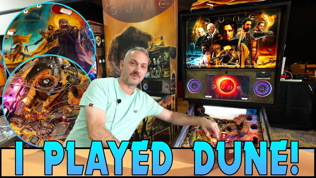 Incredible Pinball Machine | First Look at Dune Pinball | Gameplay, Features & Sandworm Mech!