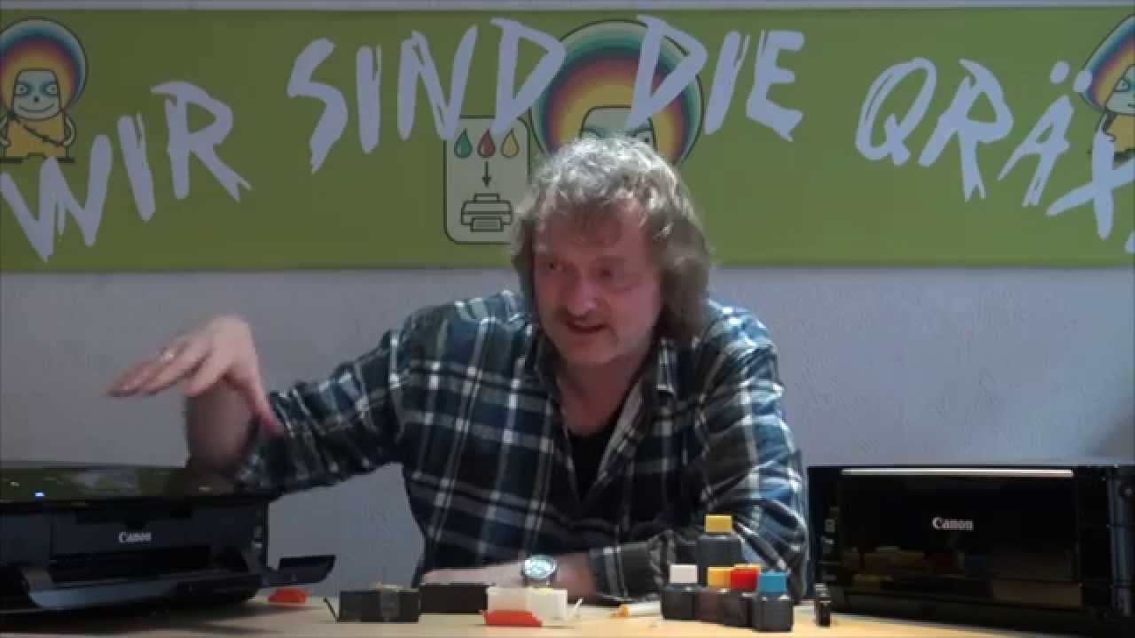 Canon PGI 550, CLI 551, PGI-570, CLI-571, PGI-580, CLI-581 nachf&uuml;llen.