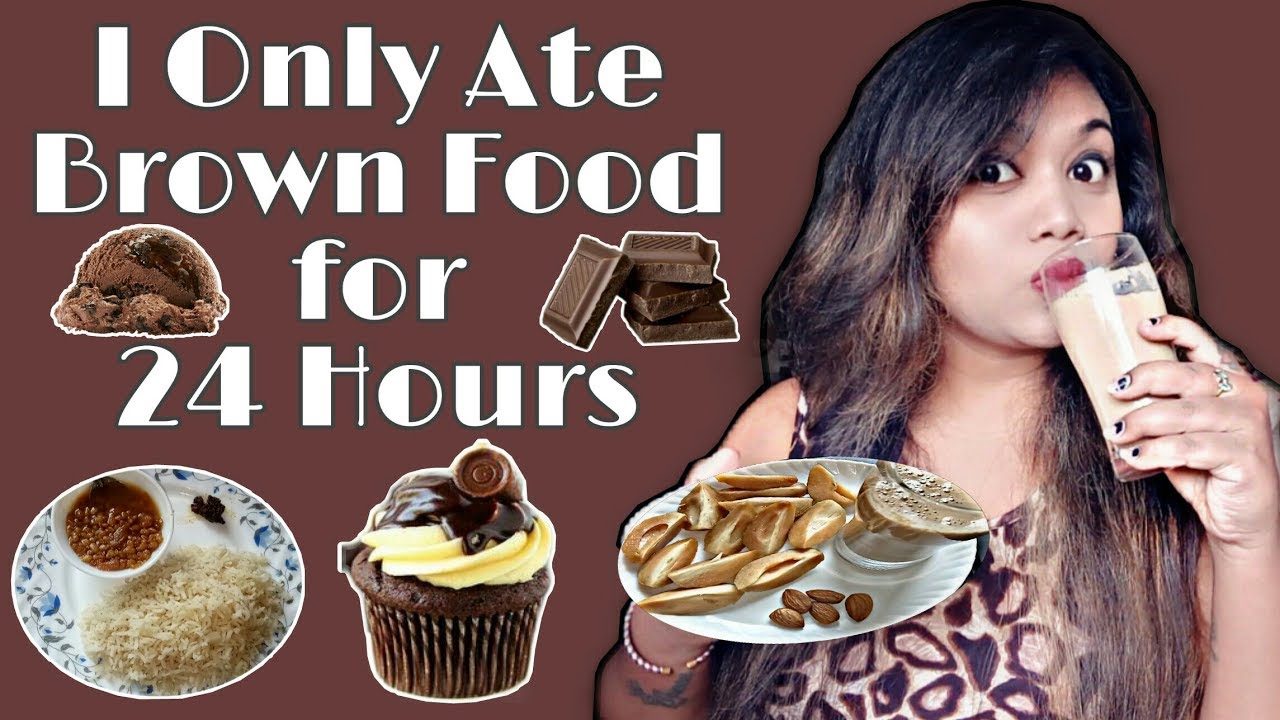 I Only Ate BROWN Food for 24 hours | Brown Food Challenge | 🇮🇳