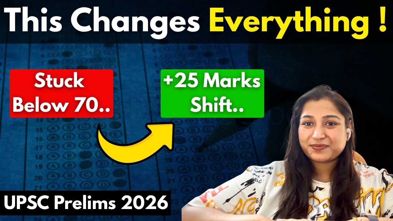 Stuck Below 70? This Can Push You +25 Marks | UPSC Prelims 2026 #thinkbasicfolks #upscprelims  #ias