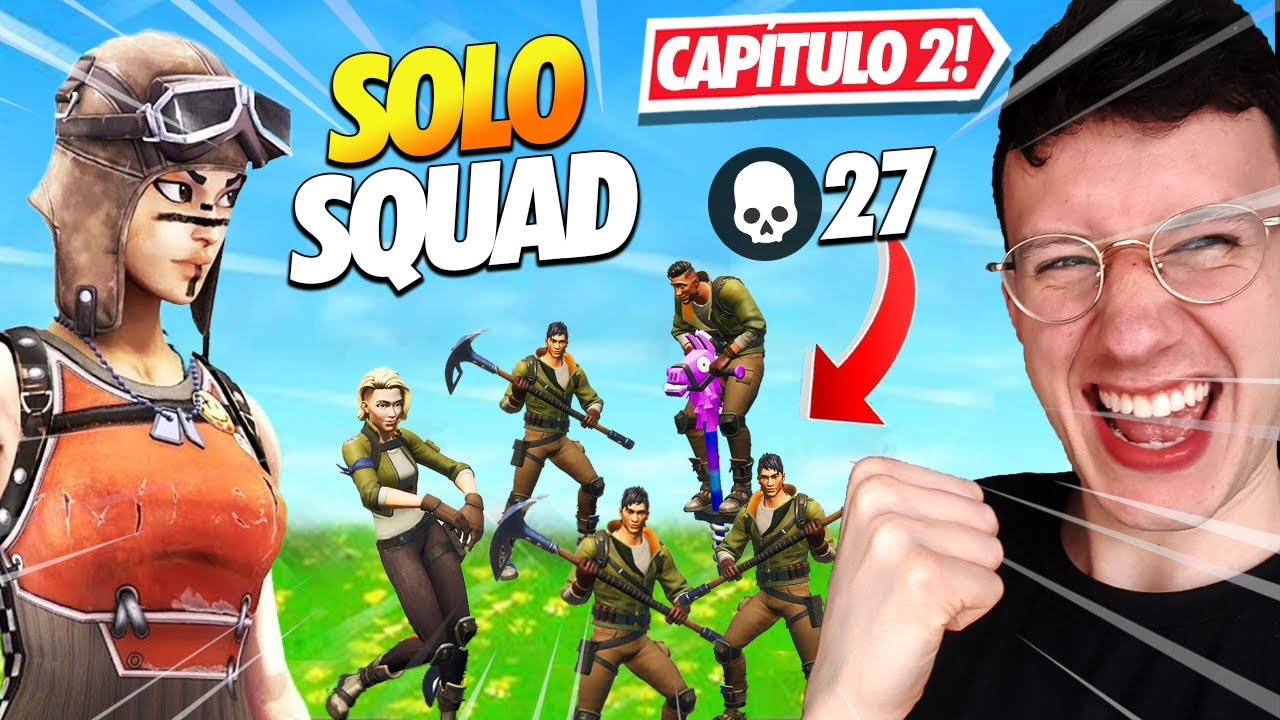 SOLO SQUAD VOLTOU! 27 KILLS - FORTNITE