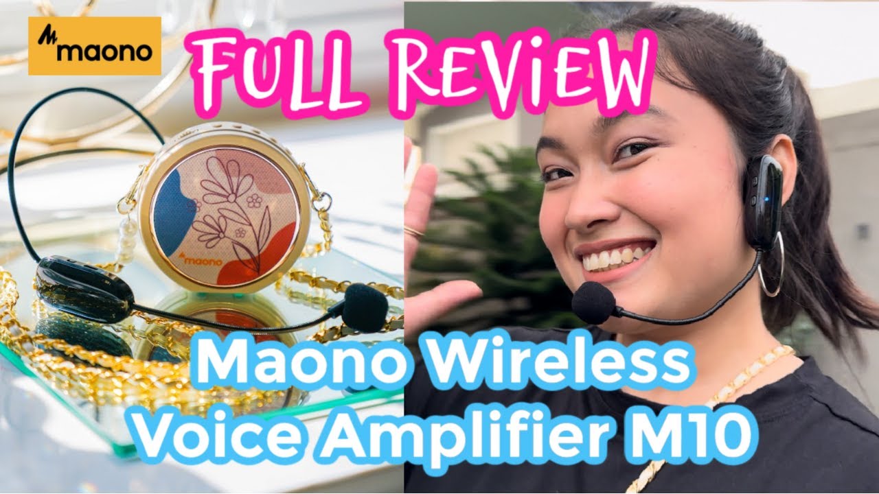 Maono Wireless Voice Amplifier M10 for teachers, tour guides, event coordinators, public speakers