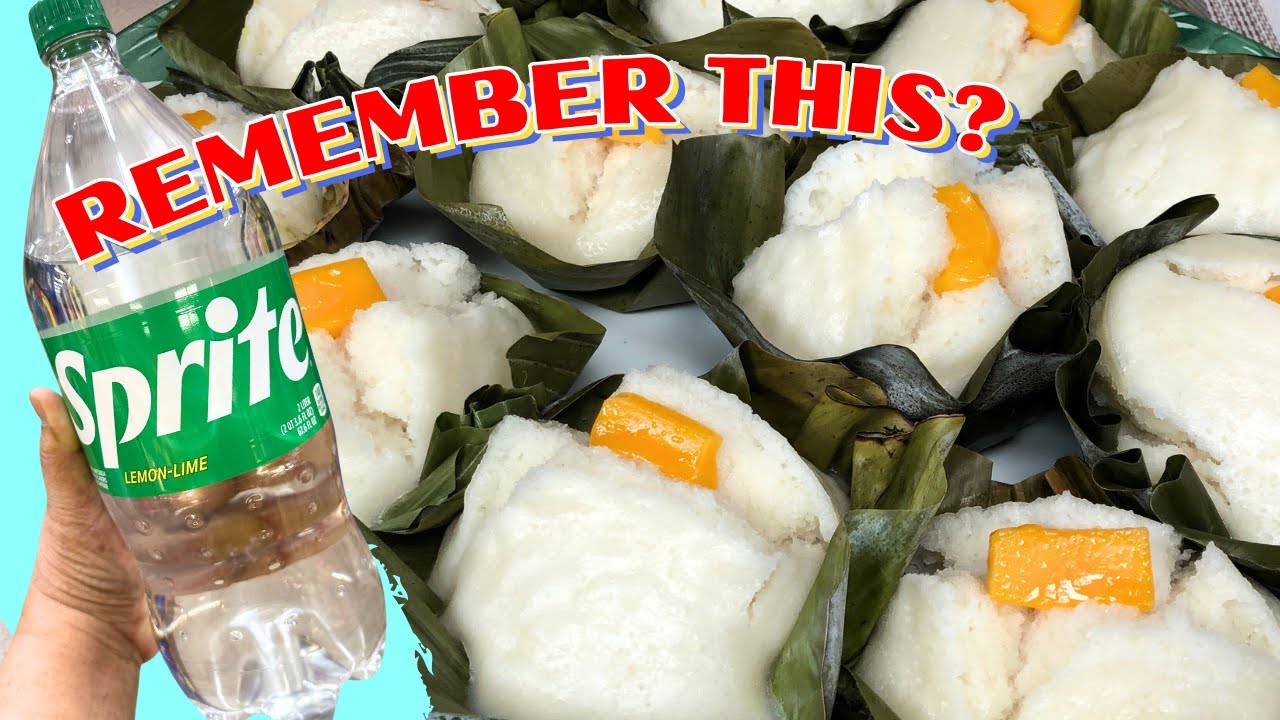 I missed Filipino sweets so I made Sprite puto rice cakes