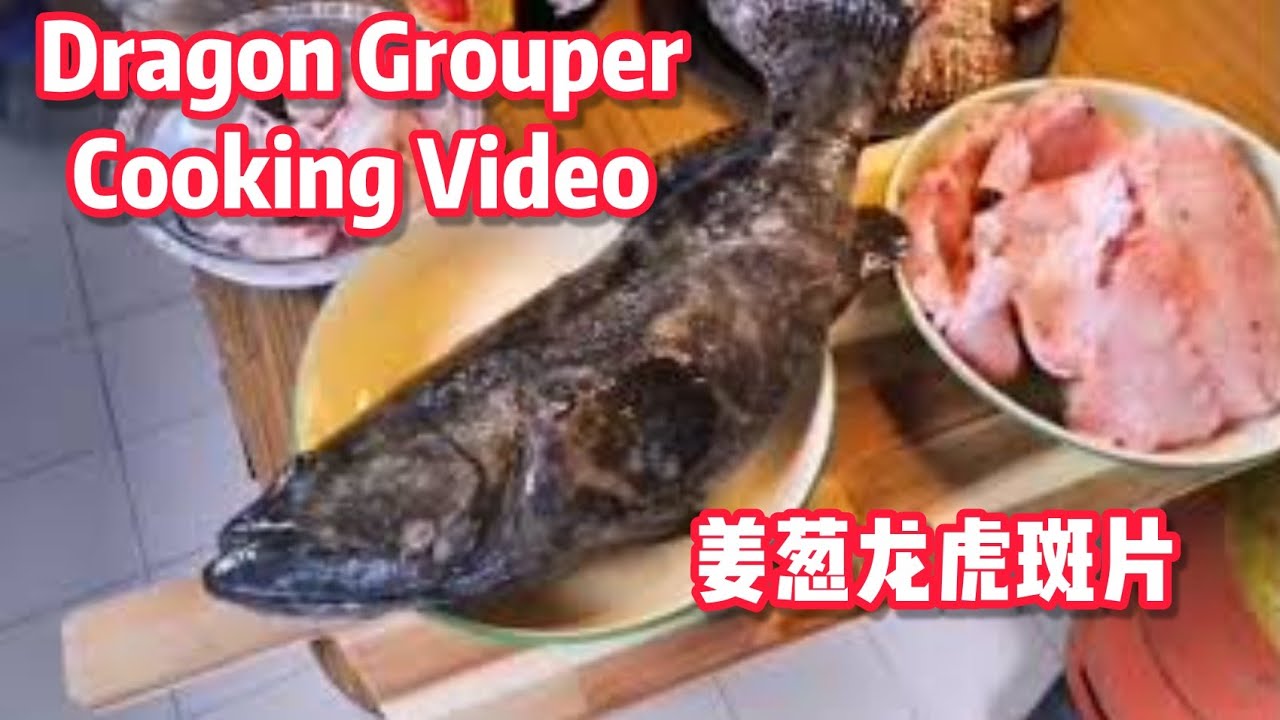 How to make Fish Fillet with Ginger Spring Onion Sauce Hock Chai Cooking 姜葱龙虎斑片 Dragon Grouper