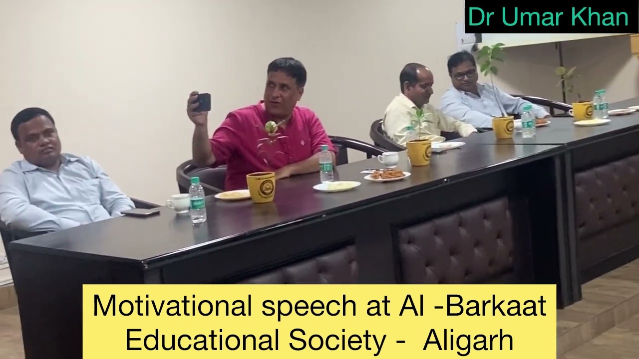 Motivational speech in Aligarh l Dr Umar Khan