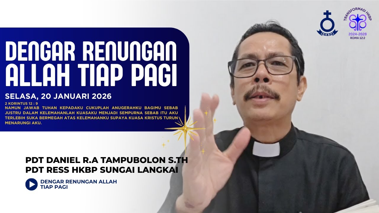 Dengar Renungan Allah Tiap Pagi | Selasa, 20 Januari 2026