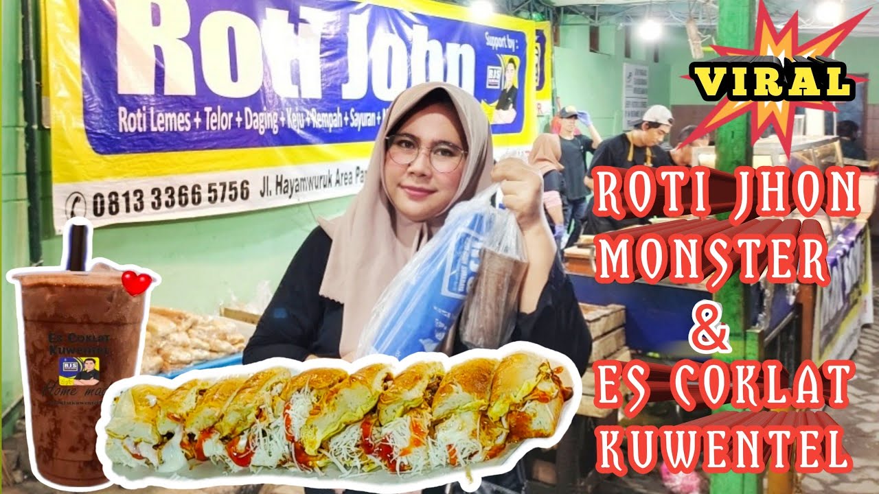 ROTI JOHN SURABAYA & ES COKLAT KUWENTEL  VIRAL|| Kodam Brawijaya