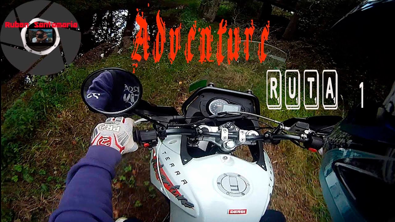 DERBI TERRA ADVENTURE 125 - RUTA en MOTO TRAIL - BMW F650GS DAKAR
