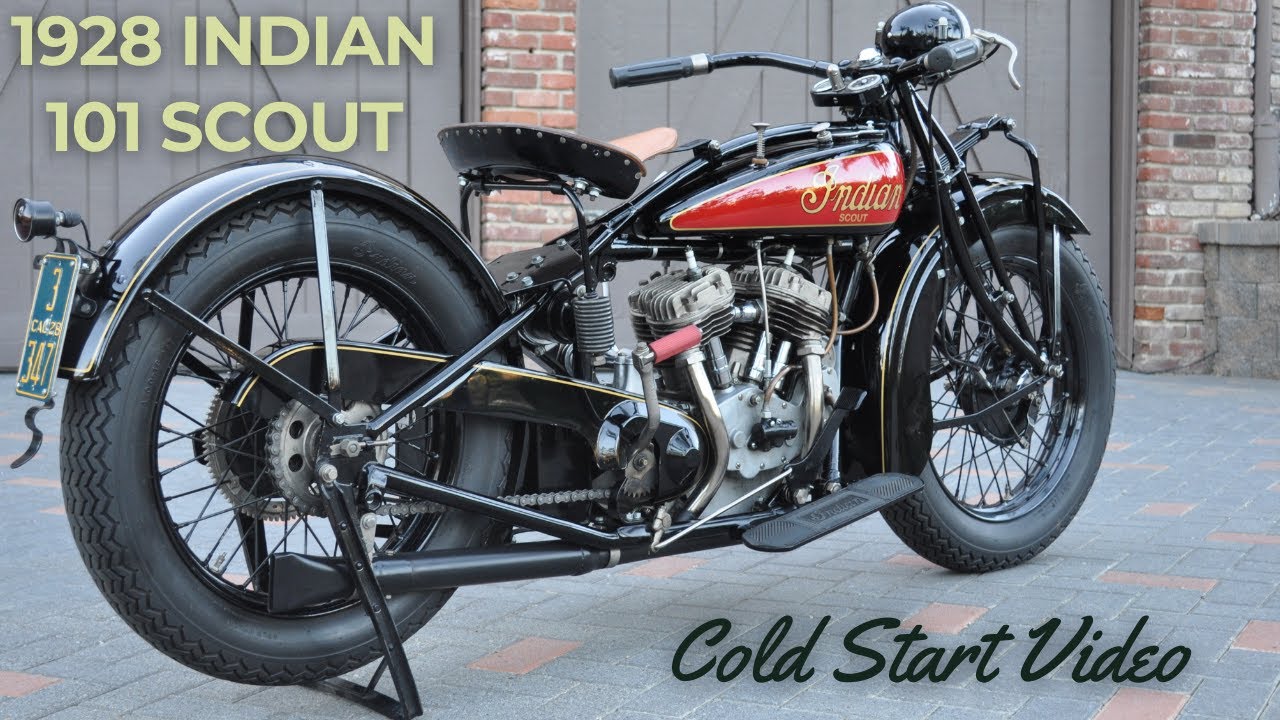 Indian 101 Scout Cold Start