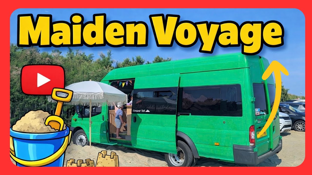 Beach day family camper van trip - Van build SHAKEDOWN.