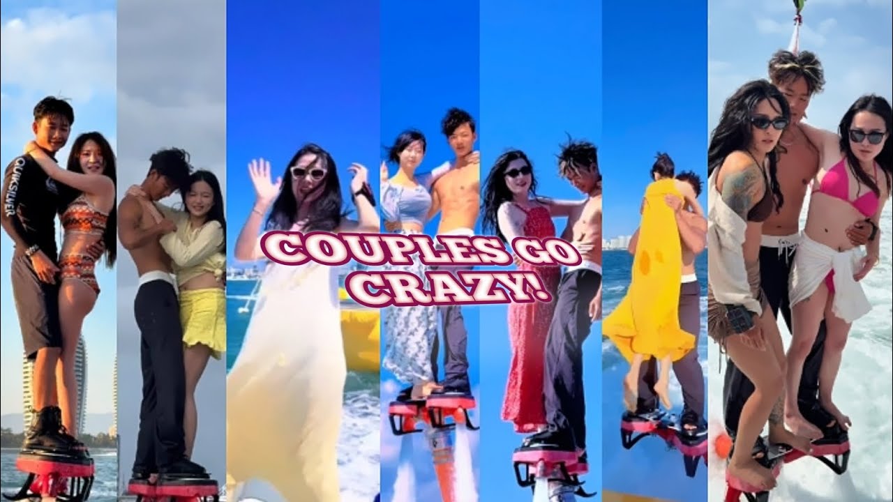 Couples Flying on Water?! Unreal Flyboard Fun!