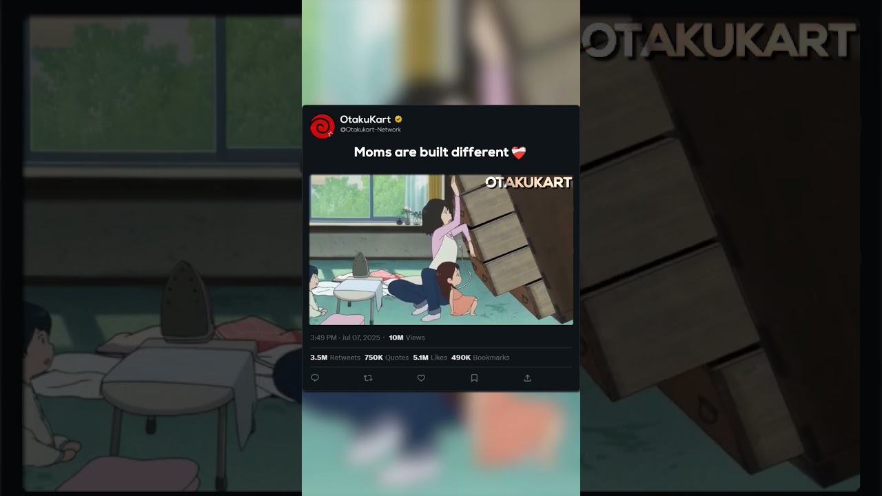 Moms are built different ❤️ #anime #animememes #animeedits #animeshorts #shorts