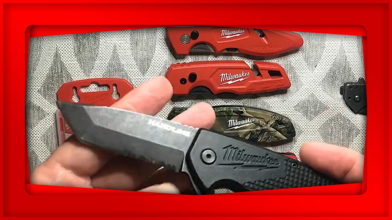 Revisión de navaja Milwaukee Hardline D2
