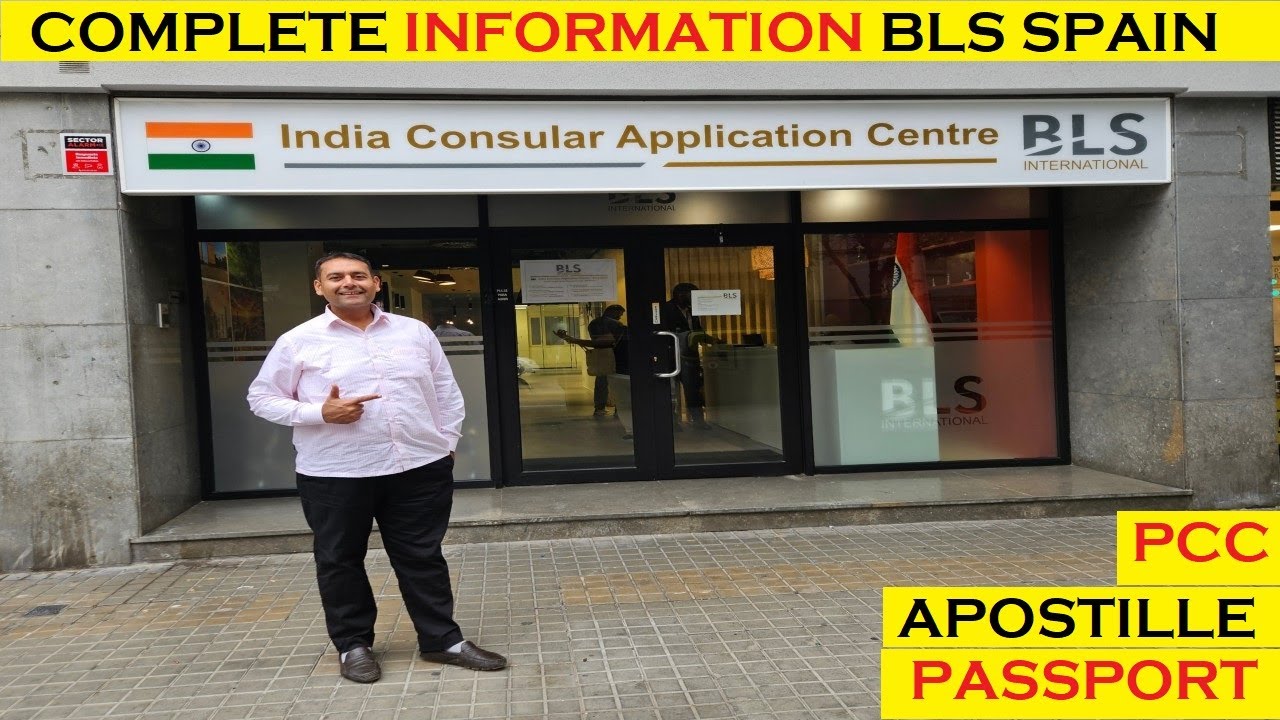 HOW TO GET PCC APOSTILLE PASSPORT RENEW BY BLS IN SPAIN