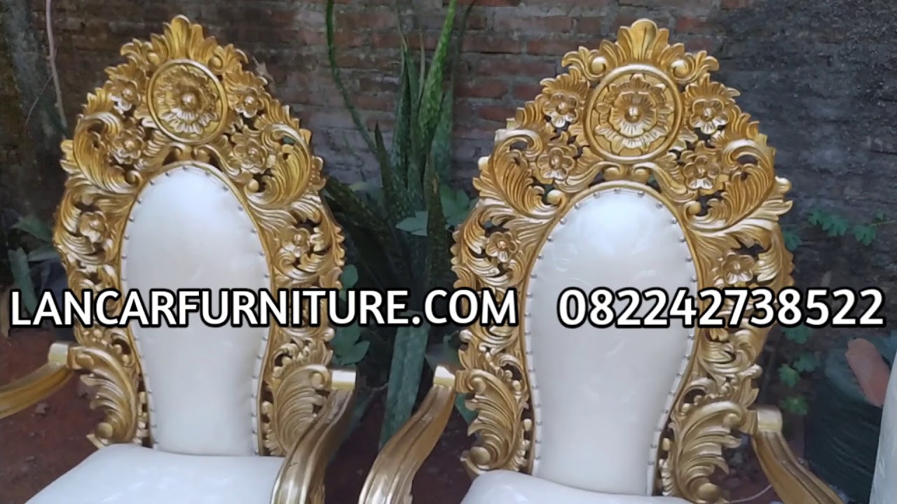 Kursi sofa pengantin ratu ukiran mewah asli jepara