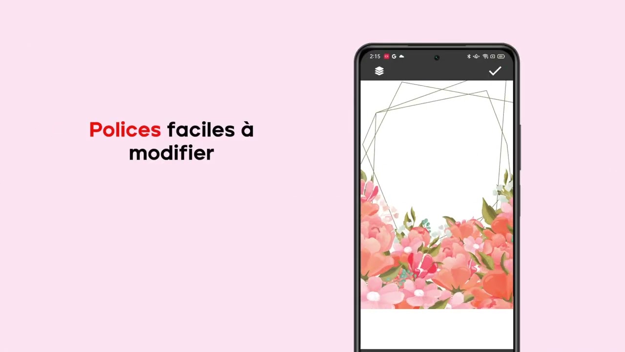 Application gratuite de cr&eacute;ation d'invitations