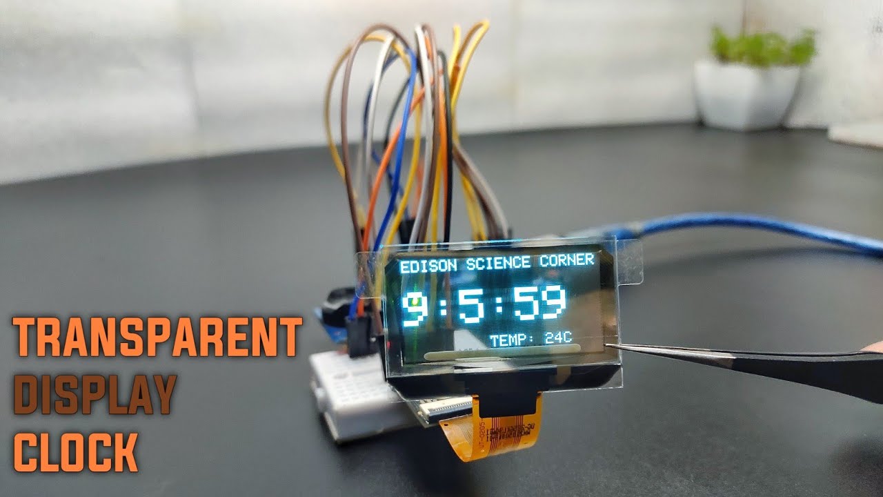 Как использовать прозрачный OLED-дисплей с Arduino | DF Robot