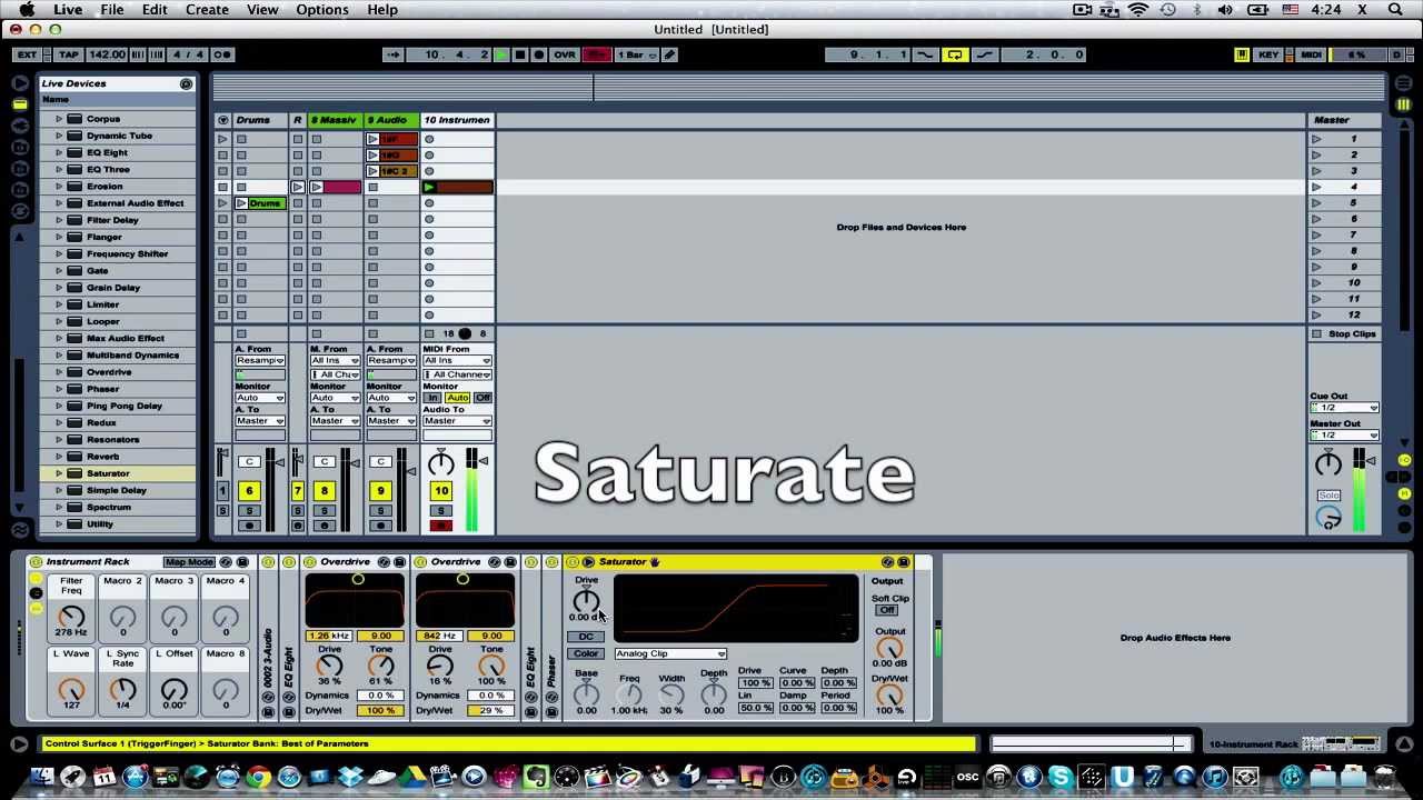 Reese bass NI massive & resample[Ableton live]