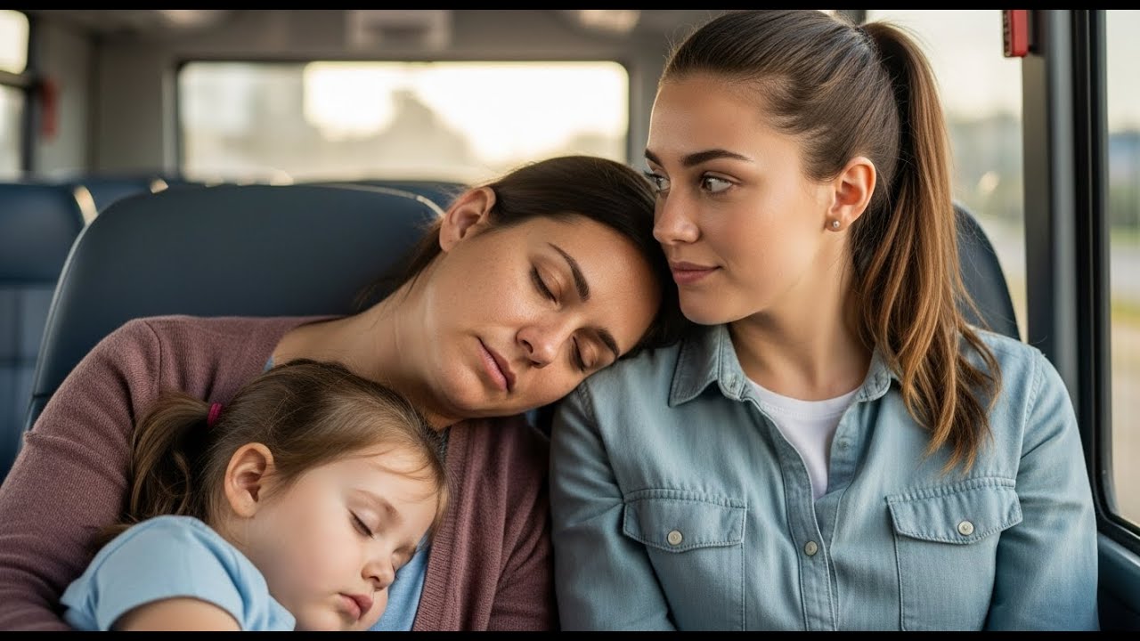 Madre soltera agotada se durmió en el hombro de una maestra—lo que pasó después la dejó sin palabras