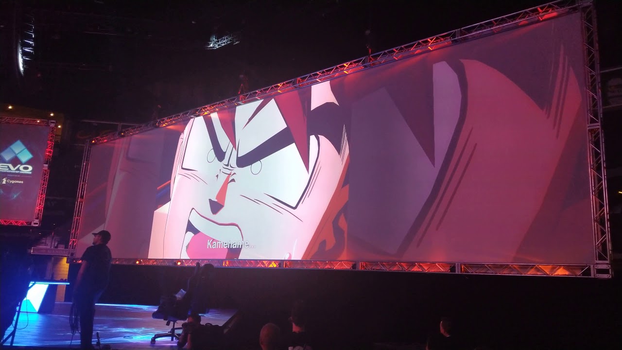 DragonBall FighterZ DLC EVO 2018 Me and the audience Reaction