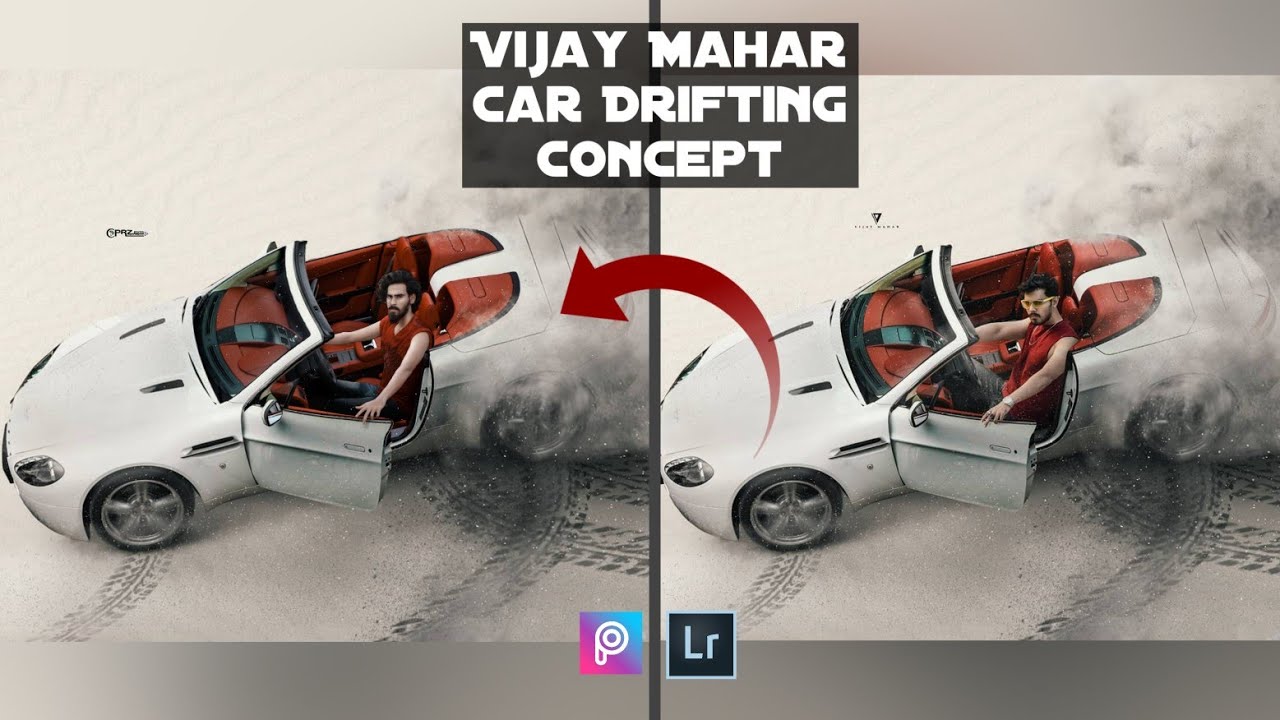 Car Drifting The Unique Editing In Picsart Of All Time By - PRZ Edits