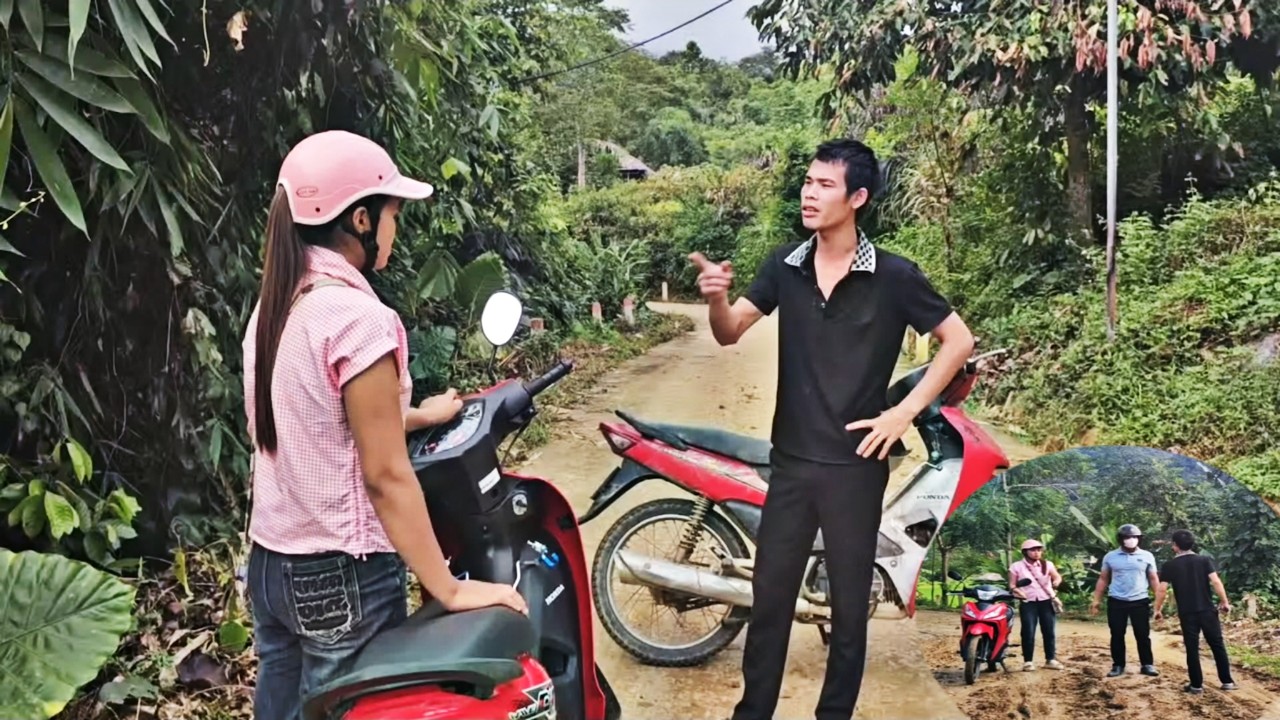 Don was intercepted on the road by his younger sister's husband, but fortunately.