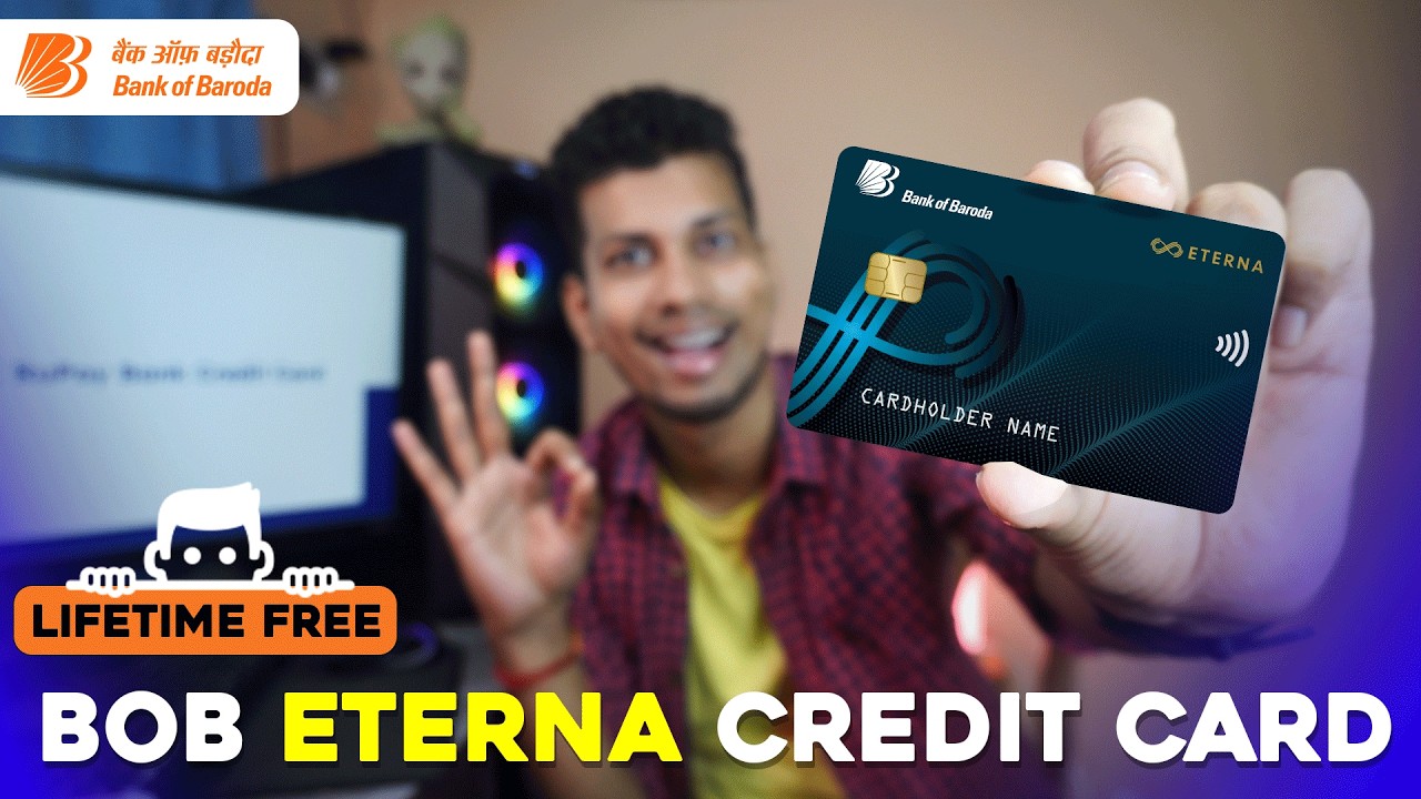 Lifetime FREE : BOB Eterna Credit Card 15 Reward Points - Bank of Baroda Eterna Credit Card Review
