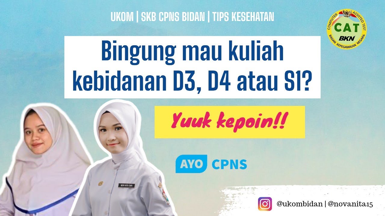 YUK Kepoin bedanya kuliah kebidanan D3, D4, dan S1❗❓❗