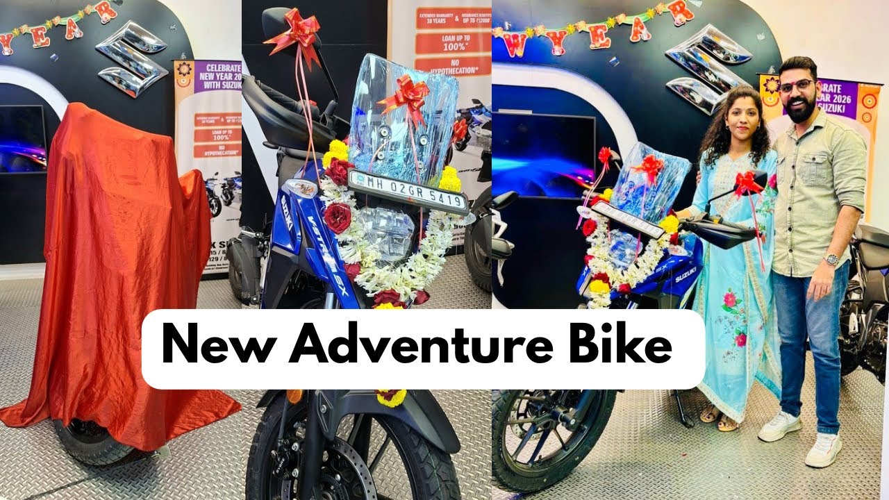 Taking Delivery of Suzuki V Strom 250 SX 2026 /Finally New Adventure Bike /
