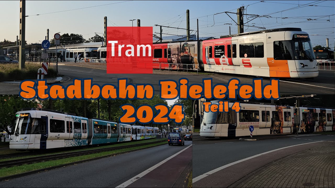 Stadtbahn Bielefeld 2024 | Teil 4 | 4K 60fps (UHD)