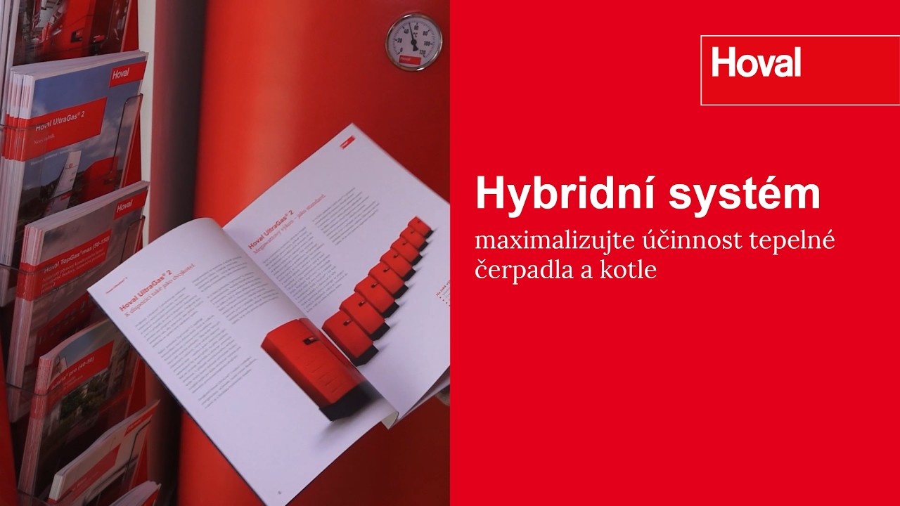 Hybridní systém Hoval | maximalizujte účinnost tepelné čerpadla a kotle