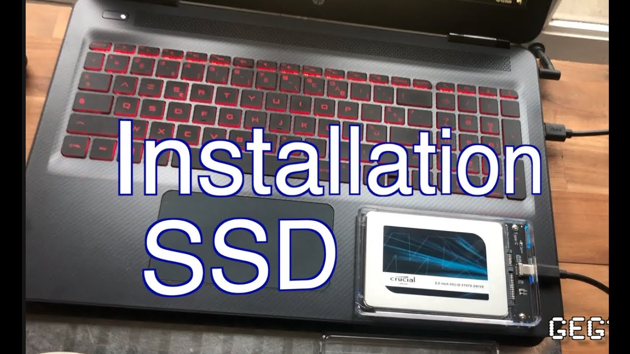 Remplacer le disque dur interne d&rsquo;un Pc par un SSD Crucial de 1To apr&egrave;s clonage de Windows [Tuto PC]