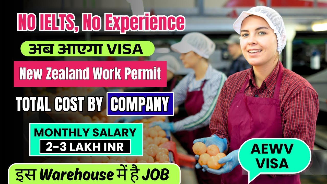New Zealand 🇳🇿work permit visa | sponsorship Jobs In NZ | Without agent | Apply Directly