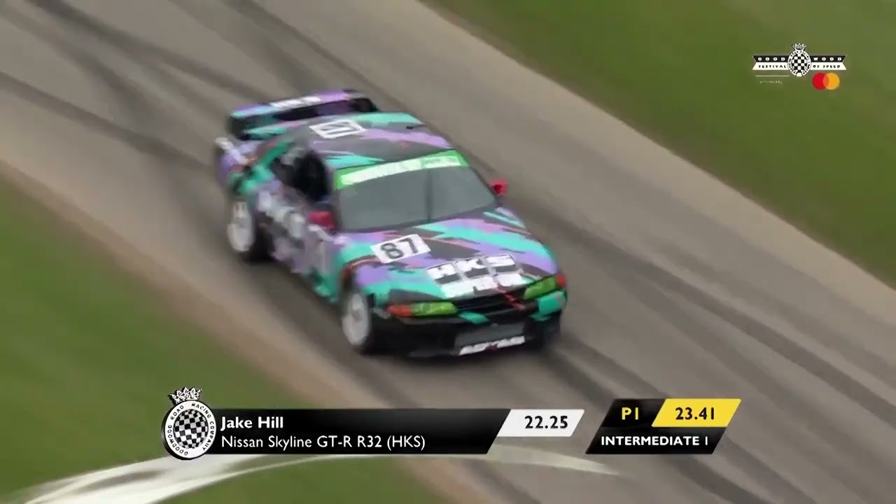 Godzilla absolutely flies up the FOS hill