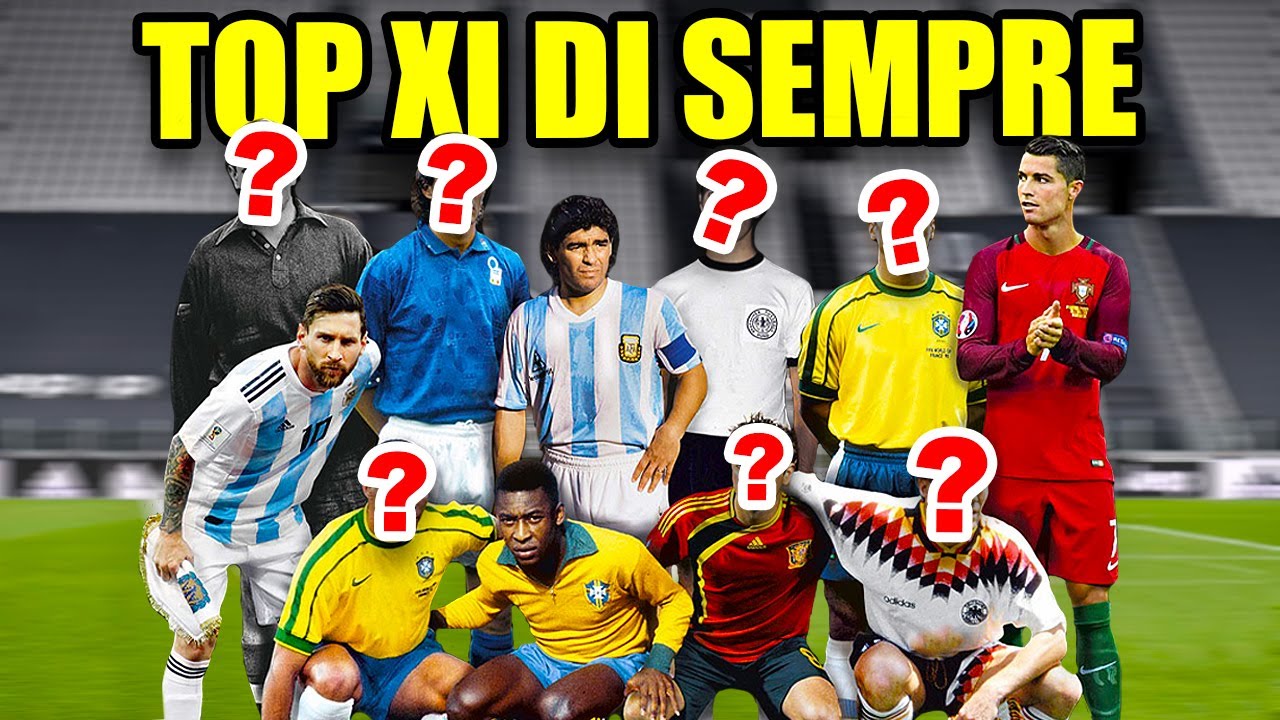TOP XI MIGLIORI GIOCATORI nella STORIA del CALCIO - LA TRIBUNA (MikeShowSha, Camper e Kappa)