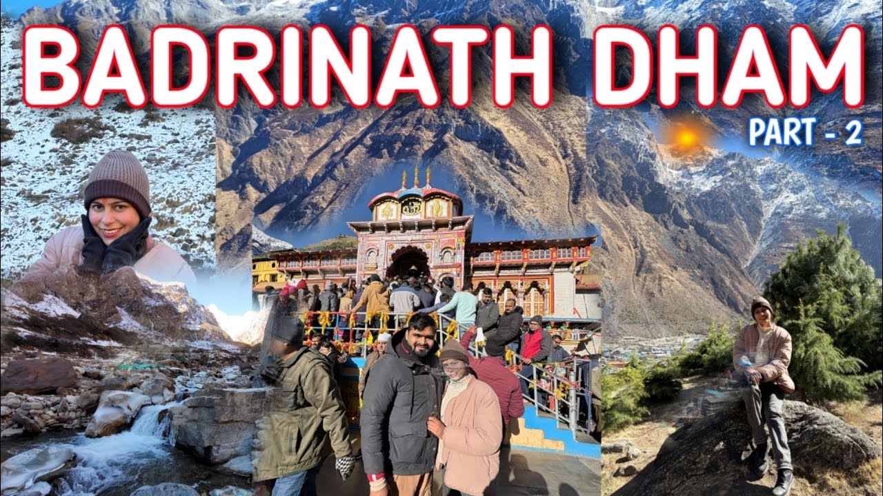 Badrinath to Vishnu Charan Paduka Trek 🌄 | Most Magical Views | Ankit Kanchan Vlogs Part -2
