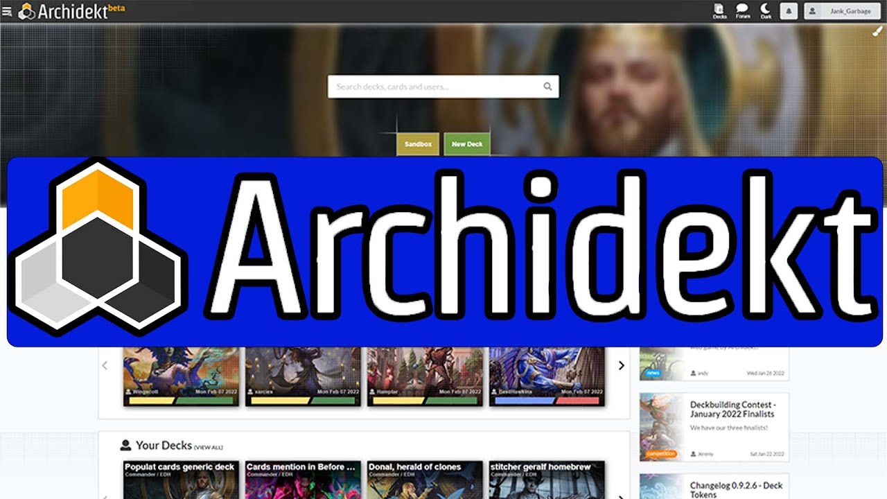 Build MTG Decks Online With Archidekt!