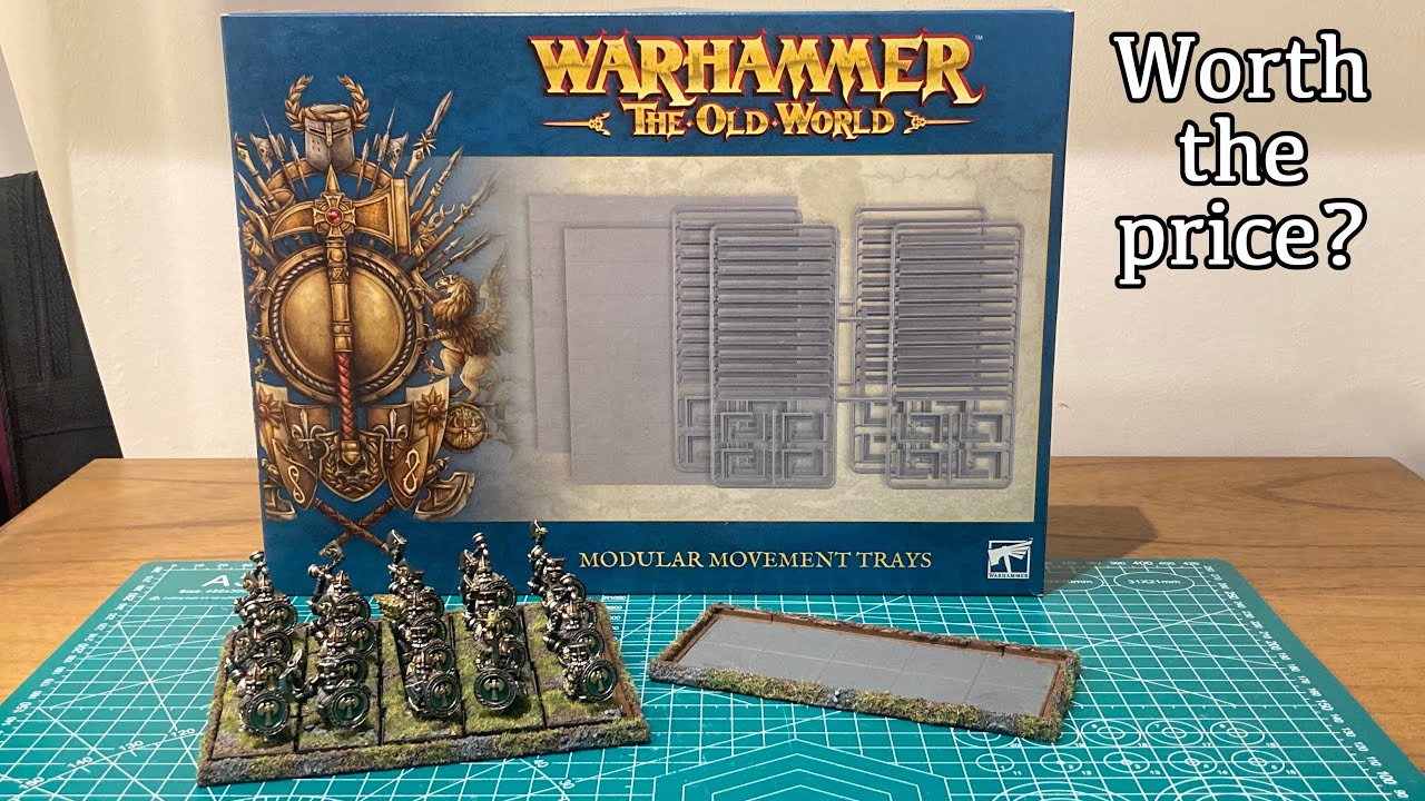 Warhammer The Old World Movement Tray Unboxing, Tutorial, and Review