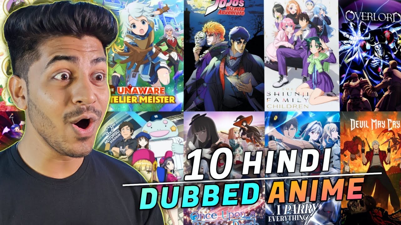Top 10 New Hindi Dubbed Anime of Spring 2025