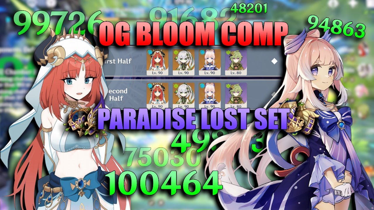 The FLOWER OF PARADISE LOST set was actually an improvement for my Nilou Bloom Comp! | C6R5 Nilou
