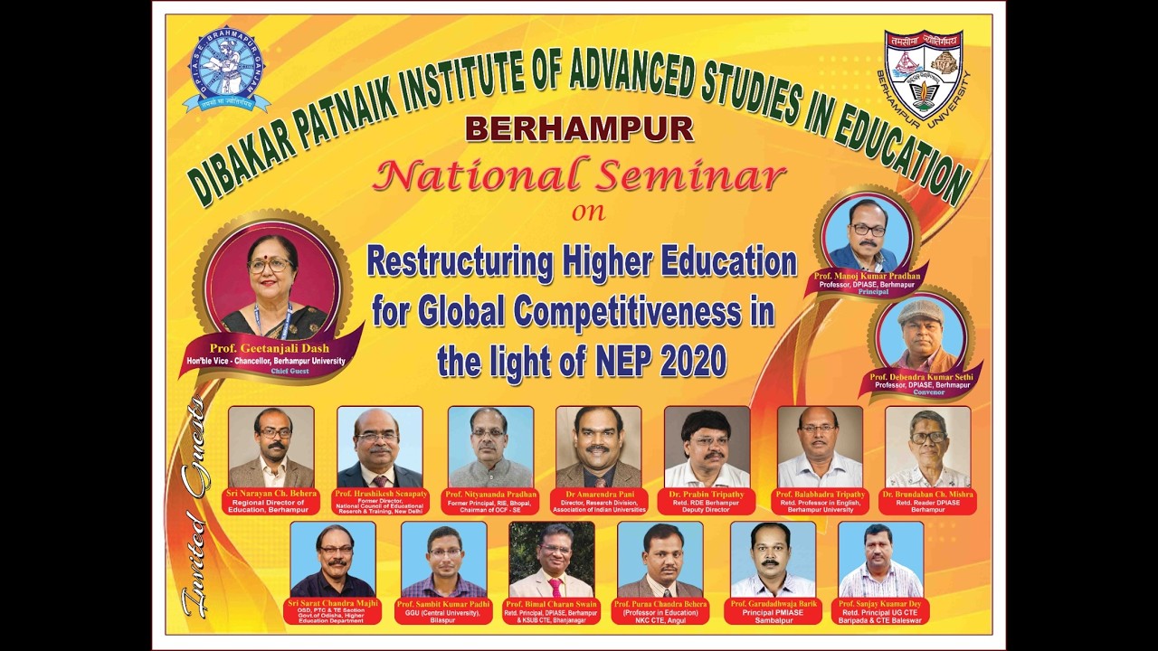National Seminar At DPIASE, Berhampur : Technical Session ( Offline & Online Paper Presentation)