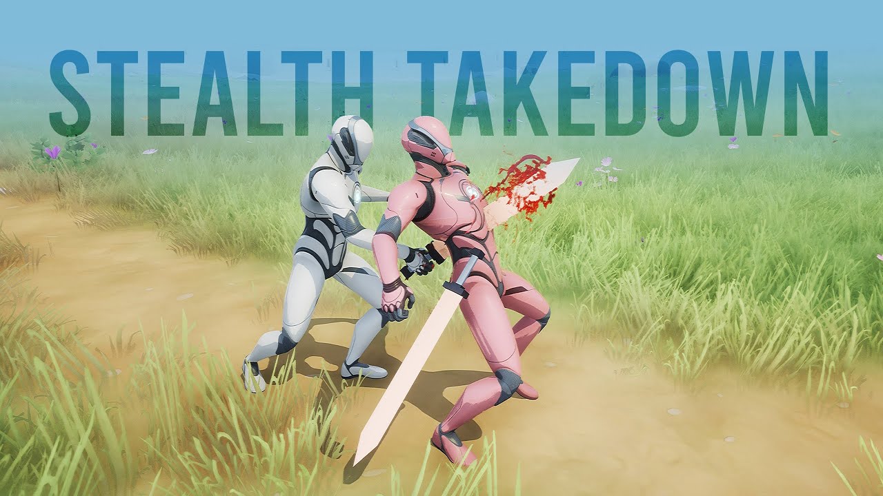Unreal Engine 5 Stealth Takedown System -  Action RPG #65