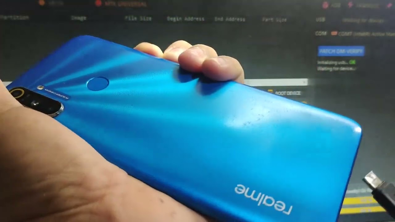 REALME C3 RMX2020 DM VERITY CORUPTION DONE VIA UNLOCKTOOL...
