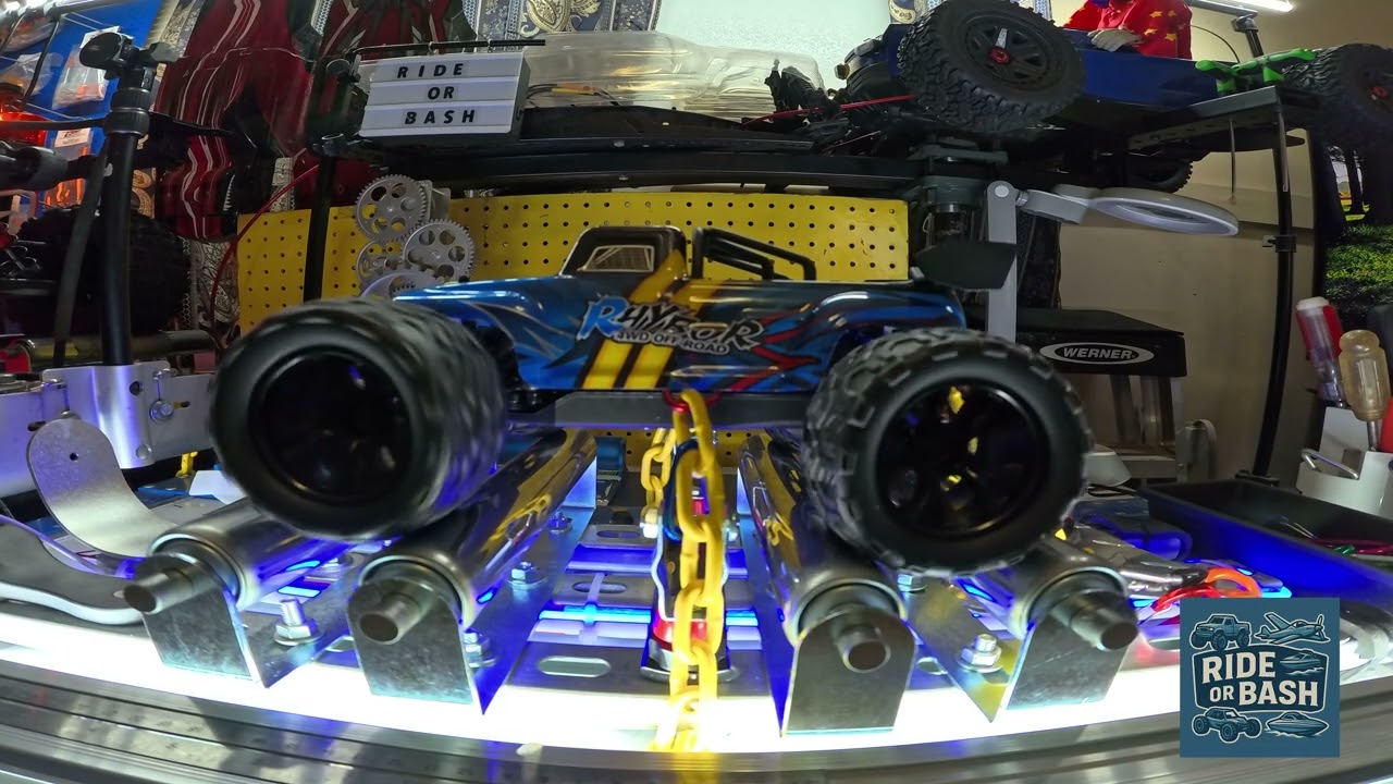 Rhybor 4WD dual motors 1/16 scale 🏁🏁track run🦾🔥