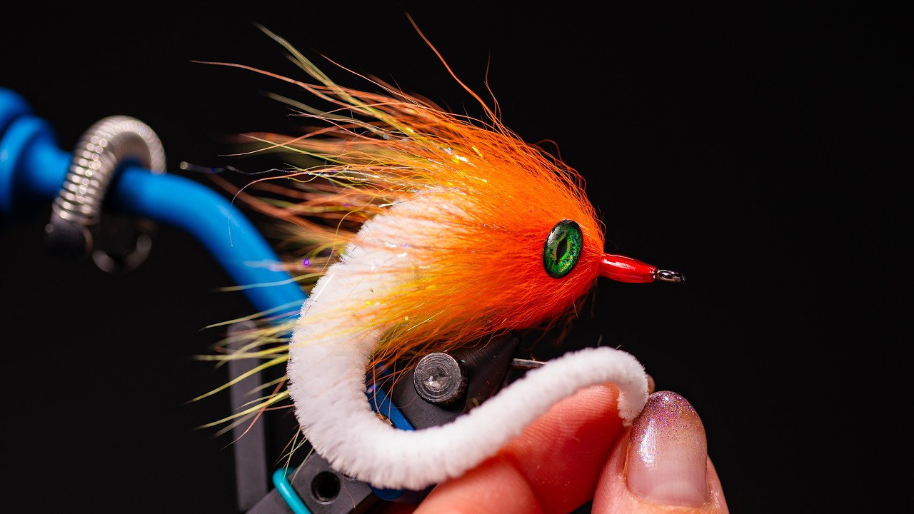 Mangum's Dragon Tail Fly for Tarpon: Relaxing Fly Tying w/ Natural ASMR