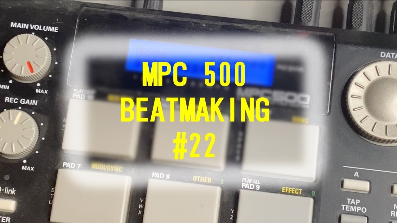 MPC 500 Beatmaking #22 | 90's Boombap Beat