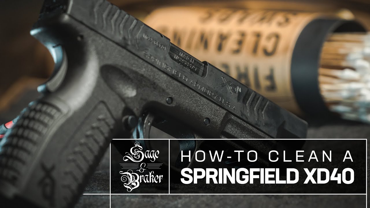 Springfield XD40 // Как чистить и разбирать