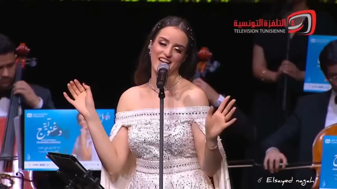 آية دغنوج  التونسية صوت أكثر من رائع تبدع فى رائعة أم كلثوم حبيب قلبي وافانى فى ميعاده ( حلم )